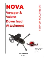 Teknatool NOVA Voyager Instruction Manual preview