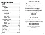 Preview for 2 page of Teknetics G2 Owner'S Manual