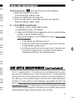 Preview for 9 page of Teknetics G2+ Owner'S Manual