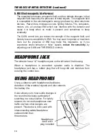 Preview for 10 page of Teknetics Omega 8500 Owner'S Manual