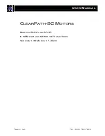 Teknic ClearPath-SCHP Series User Manual preview