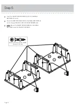 Preview for 10 page of Teknik 5421120 Assembly Instructions For Return On Left