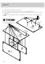 Preview for 26 page of Teknik 5421120 Assembly Instructions For Return On Left