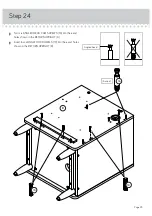 Preview for 29 page of Teknik 5421120 Assembly Instructions For Return On Left