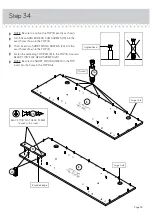 Preview for 39 page of Teknik 5421120 Assembly Instructions For Return On Left