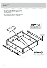 Preview for 46 page of Teknik 5421120 Assembly Instructions For Return On Left