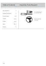 Preview for 2 page of Teknik Boulevard Cafe Desk 5420701 Instruction Booklet