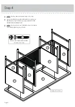 Preview for 8 page of Teknik Boulevard Cafe Desk 5420701 Instruction Booklet