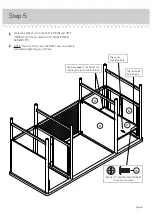 Preview for 9 page of Teknik Boulevard Cafe Desk 5420701 Instruction Booklet