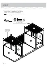 Preview for 10 page of Teknik Boulevard Cafe Desk 5420701 Instruction Booklet