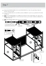 Preview for 11 page of Teknik Boulevard Cafe Desk 5420701 Instruction Booklet