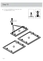 Preview for 14 page of Teknik Boulevard Cafe Desk 5420701 Instruction Booklet