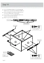 Preview for 18 page of Teknik Boulevard Cafe Desk 5420701 Instruction Booklet