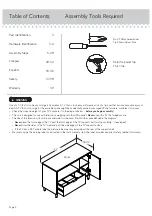 Preview for 2 page of Teknik Credenza 5421317 Instruction Booklet