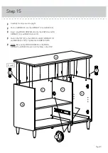 Preview for 19 page of Teknik Credenza 5421317 Instruction Booklet