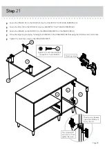 Preview for 25 page of Teknik Credenza 5421317 Instruction Booklet