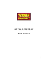 Preview for 1 page of Teknik GC1035 Manual