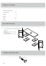 Preview for 2 page of Teknik Industrial Style Chunky Desk 5422097 Instruction Booklet