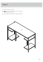 Preview for 5 page of Teknik Industrial Style Chunky Desk 5422097 Instruction Booklet