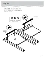 Preview for 15 page of Teknik Spanish Style Desk 5420114 Instruction Booklet