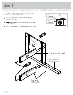 Preview for 18 page of Teknik Spanish Style Desk 5420114 Instruction Booklet