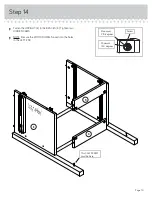 Preview for 19 page of Teknik Spanish Style Desk 5420114 Instruction Booklet