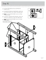 Preview for 21 page of Teknik Spanish Style Desk 5420114 Instruction Booklet