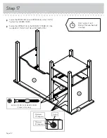 Preview for 22 page of Teknik Spanish Style Desk 5420114 Instruction Booklet