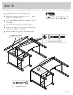 Preview for 23 page of Teknik Spanish Style Desk 5420114 Instruction Booklet