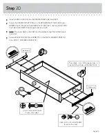 Preview for 25 page of Teknik Spanish Style Desk 5420114 Instruction Booklet