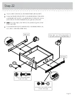 Preview for 27 page of Teknik Spanish Style Desk 5420114 Instruction Booklet