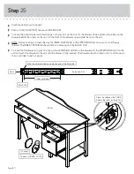 Preview for 30 page of Teknik Spanish Style Desk 5420114 Instruction Booklet