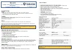 Preview for 3 page of Teknim TFD-1270 Installation & Operation Manual