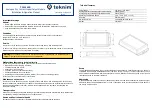 Preview for 3 page of Teknim TFM-1430 Installation & Operation Manual