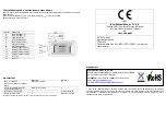 Preview for 4 page of Teknim TFM-1430 Installation & Operation Manual