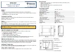 Teknim TWM-1887 Installation & User Manual preview