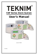 Preview for 1 page of Teknim VAP Series User Manual