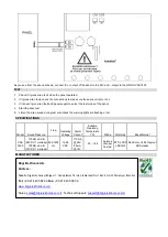 Предварительный просмотр 2 страницы Teknim VAS 740 F Mounting And User Manual