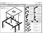 Предварительный просмотр 1 страницы Teknion Beginning Work Table Installation Manual