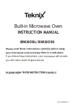 Preview for 1 page of TEKNIX BIM20DBL Instruction Manual