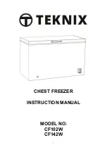 Preview for 1 page of TEKNIX CF102W Instruction Manual