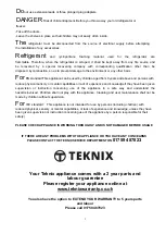 Preview for 4 page of TEKNIX FF1550B User Manual