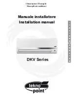 Tekno Point DKV Series Installation Manual предпросмотр