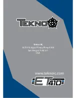 Предварительный просмотр 32 страницы Tekno RC ET410 Building Instructions