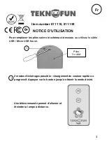 Preview for 3 page of Teknofun 811 110 Instruction Sheet