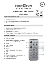 Preview for 1 page of Teknofun 811 272 User Manual