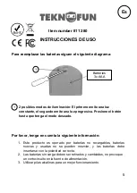 Предварительный просмотр 5 страницы Teknofun 811 280 Instruction Sheet