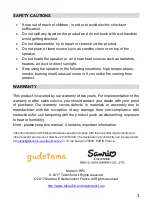 Preview for 3 page of Teknofun 811 281 User Manual