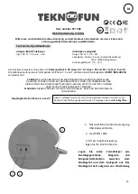 Предварительный просмотр 13 страницы Teknofun 811 302 Instruction Sheet