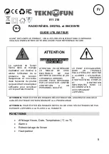 Preview for 5 page of Teknofun 811 310 User Manual